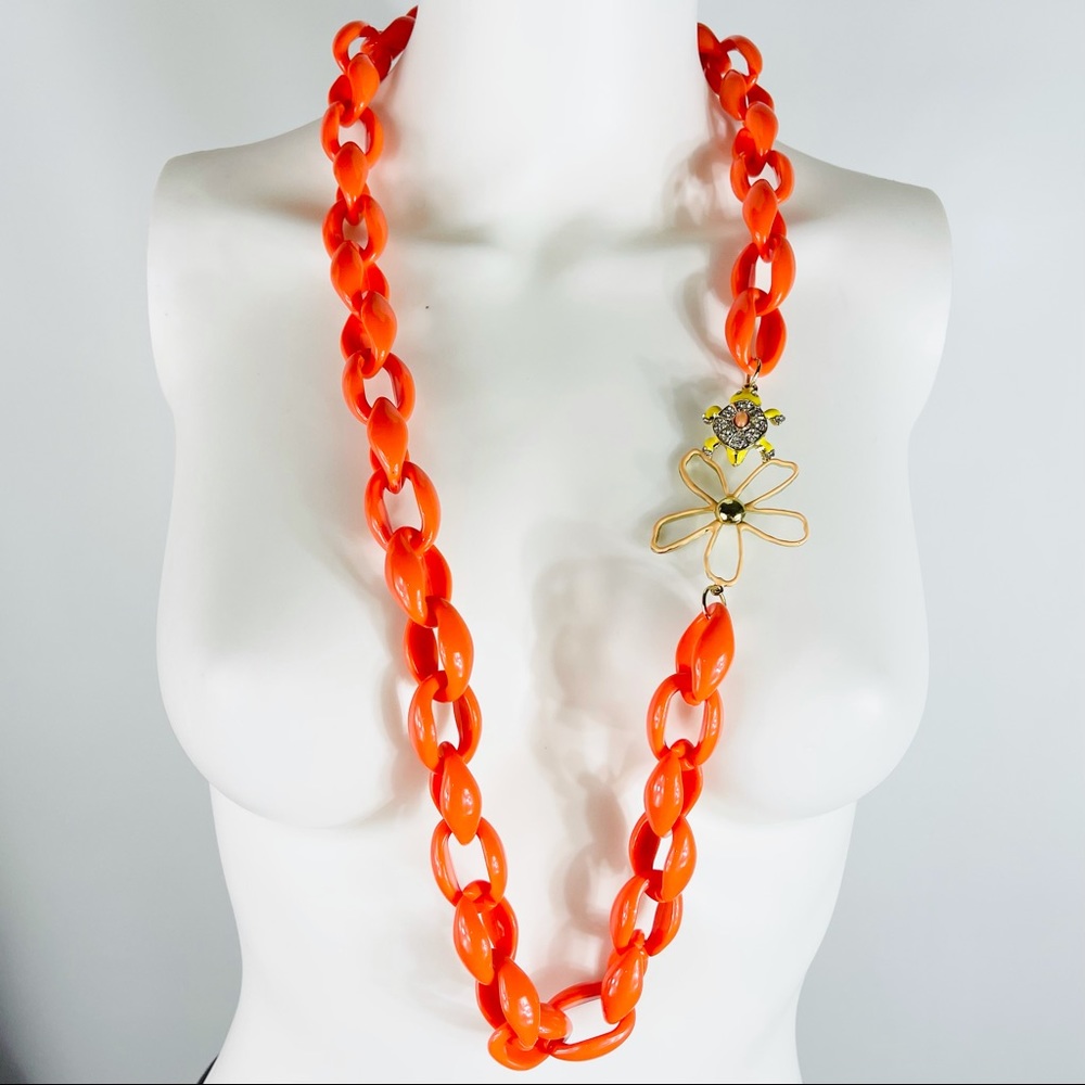 Fashion Plastic Chain Link‎ Necklace